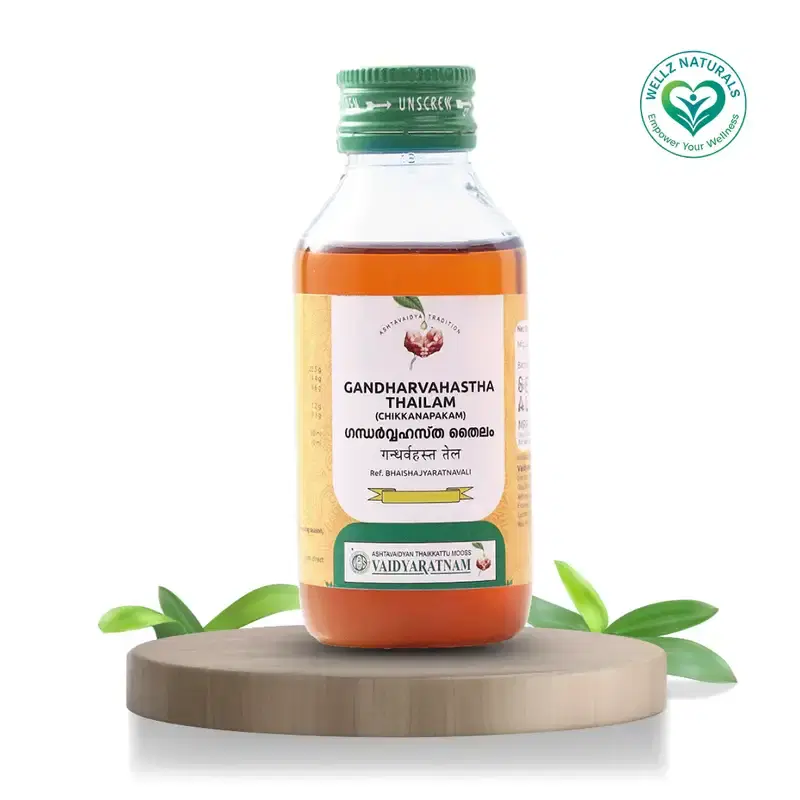 Gandharvahastadi Thailam - Ayurvedic Detox & Digestive Support Oil - Natural Oil - 100ml