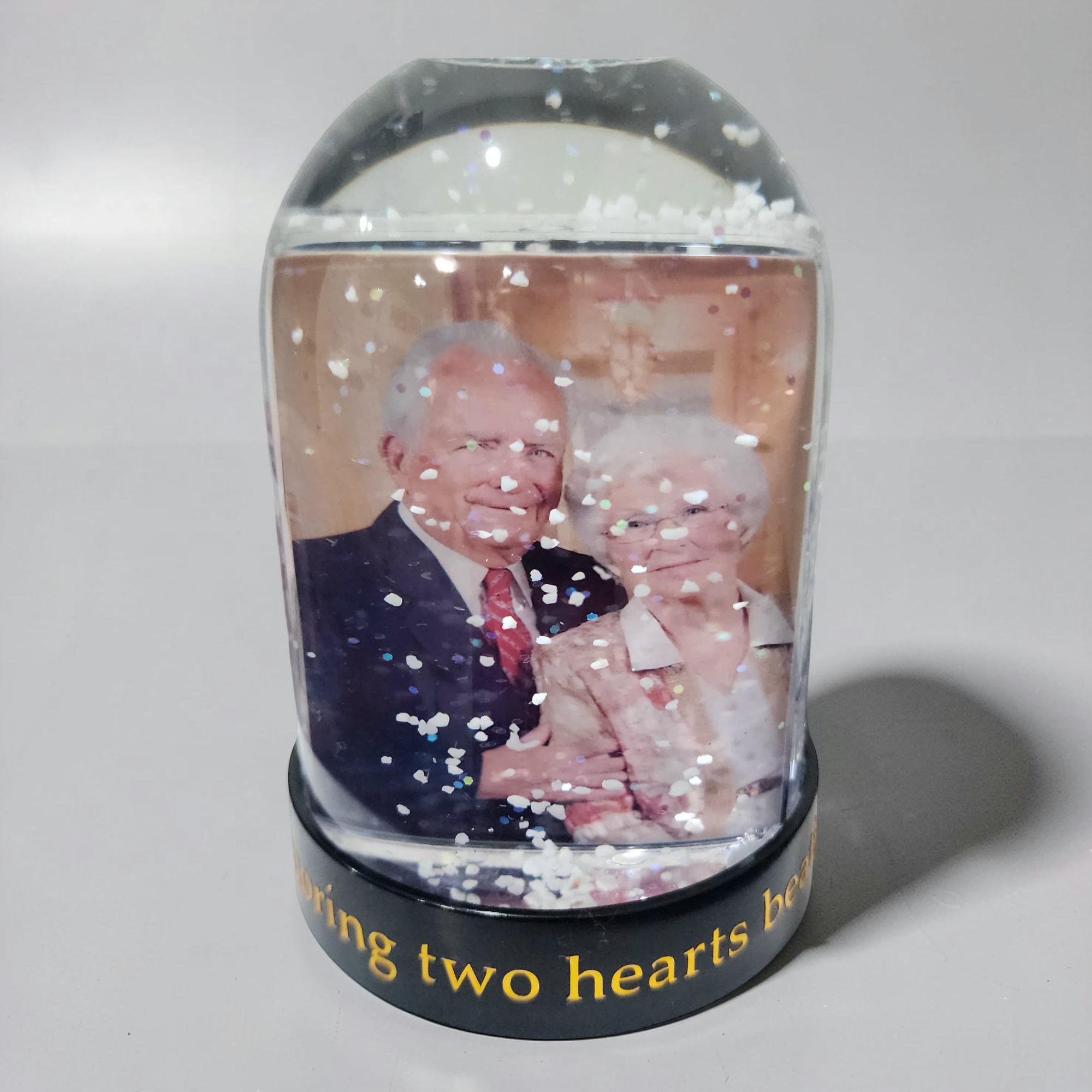 Anniversary Photo Snow Globe