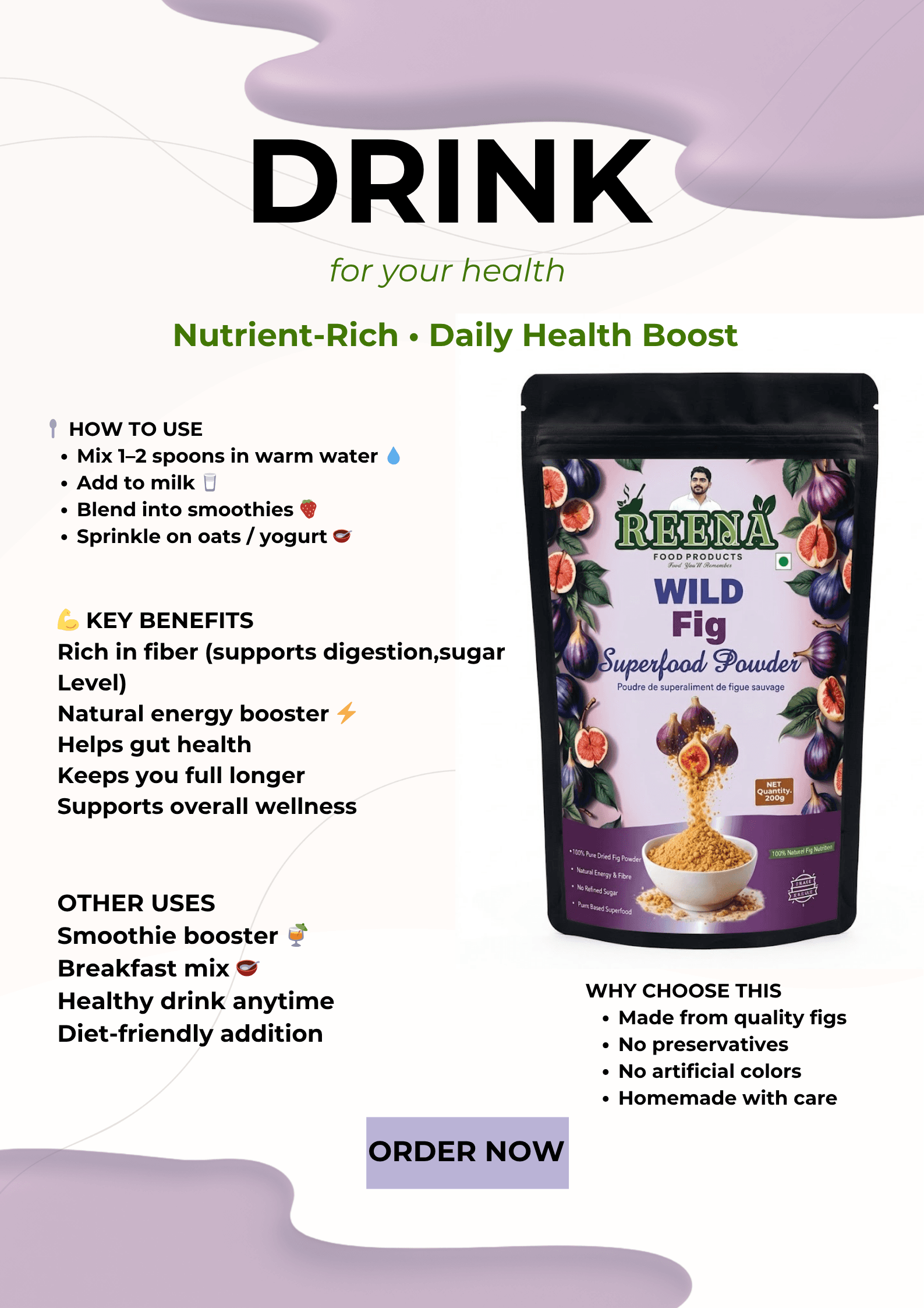 Wild Fig Superfood Powder 200gm
