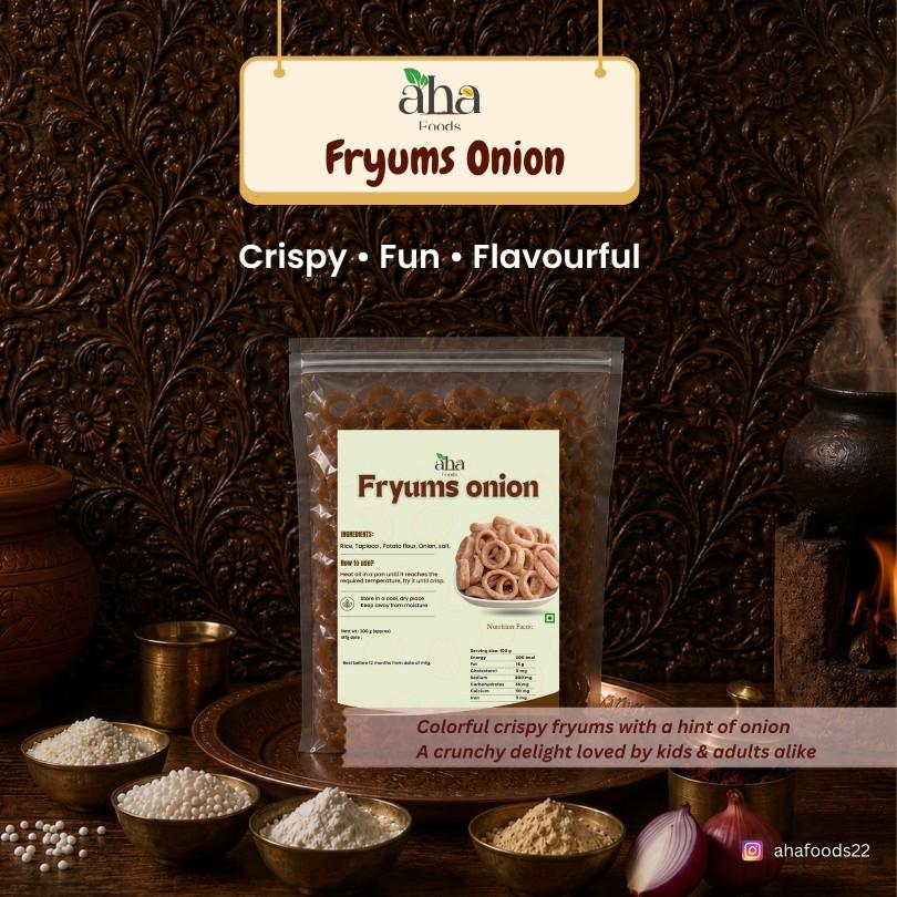 Aha Foods Fryums Onion - 100g