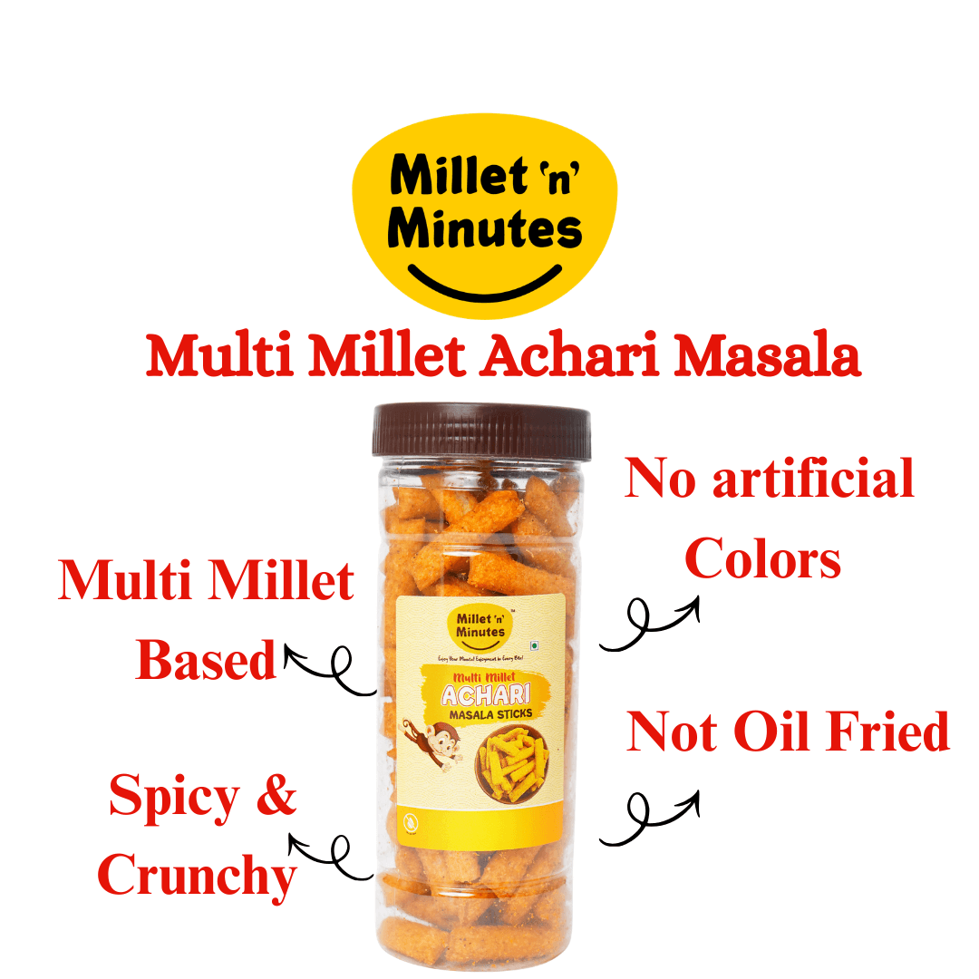 Multi Millet Achari Masala Sticks