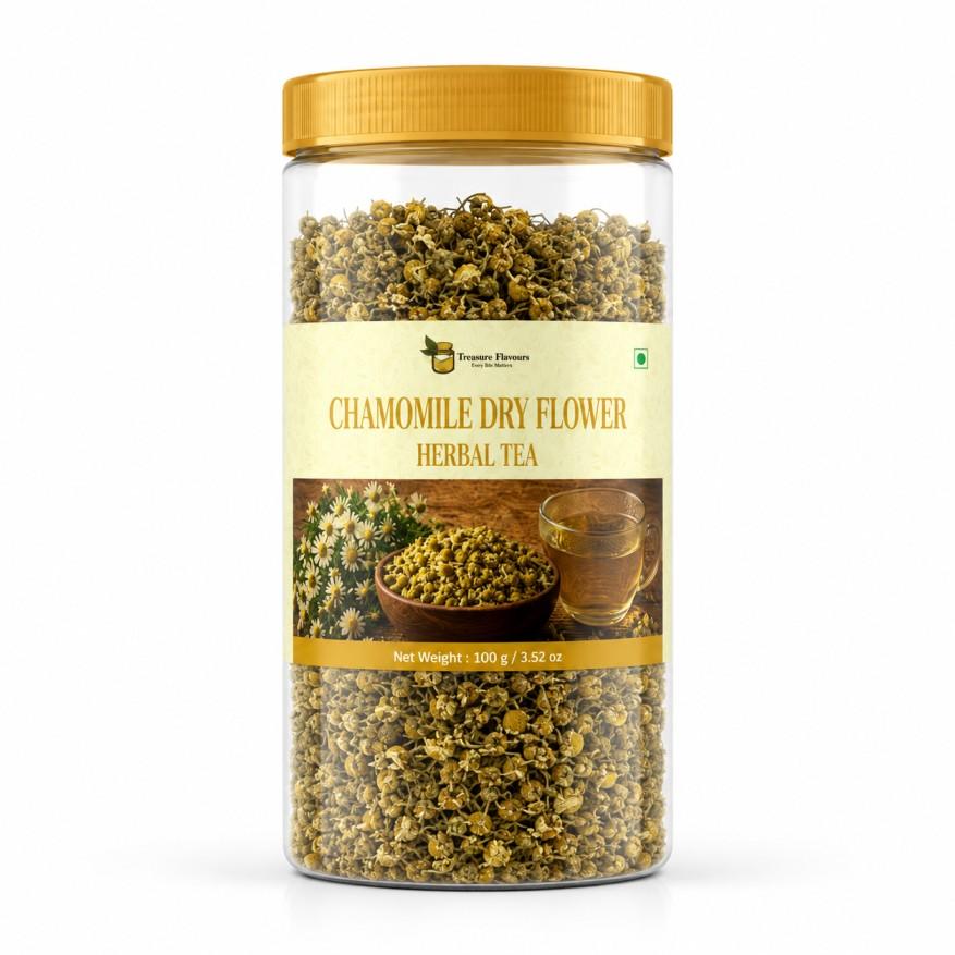 CHAMOMILE DRY FLOWER 100GRAMS 3.05 Oz