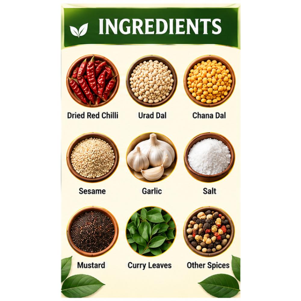 Idli Podi for Idli and Dosa