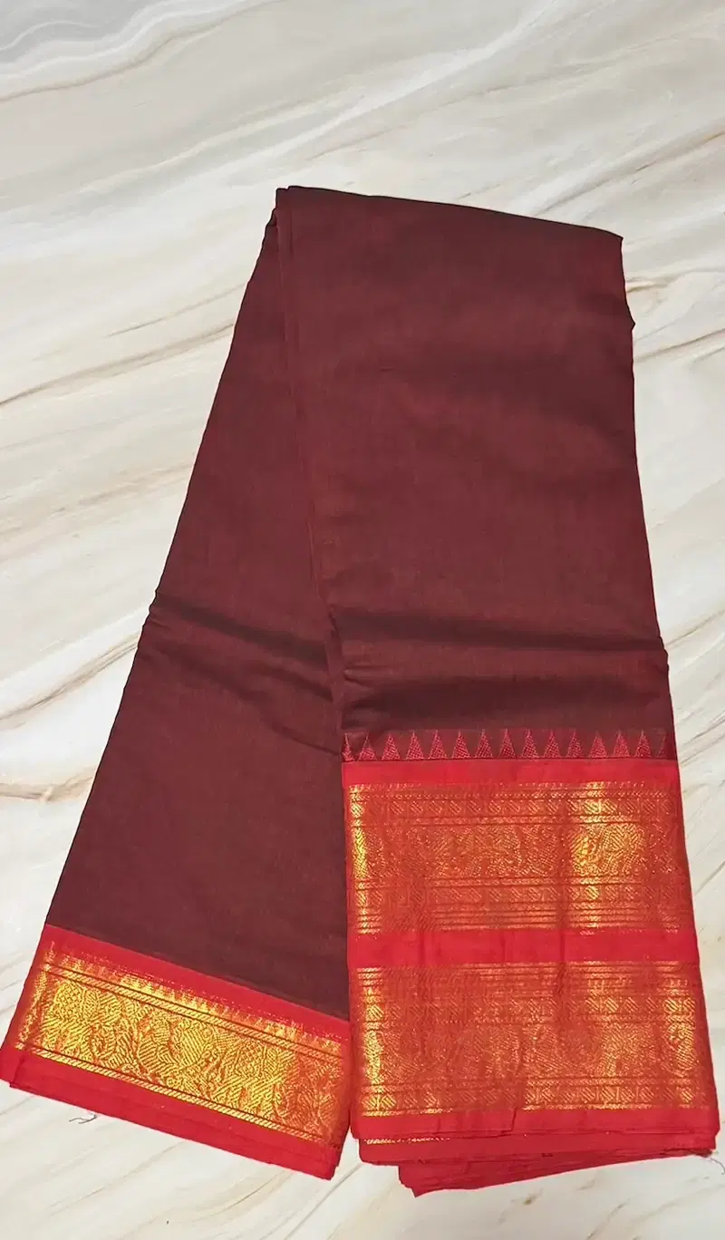 Maroom Cotton saree Maroom Cotton saree
