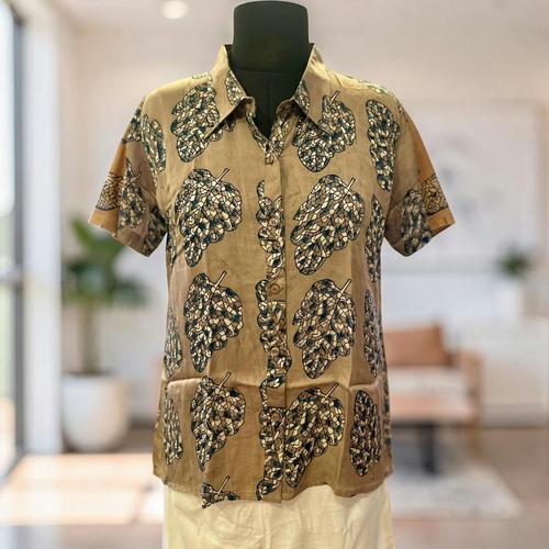 Handwoven Satin Modal Silk Shirt Handwoven Satin Modal Silk Shirt