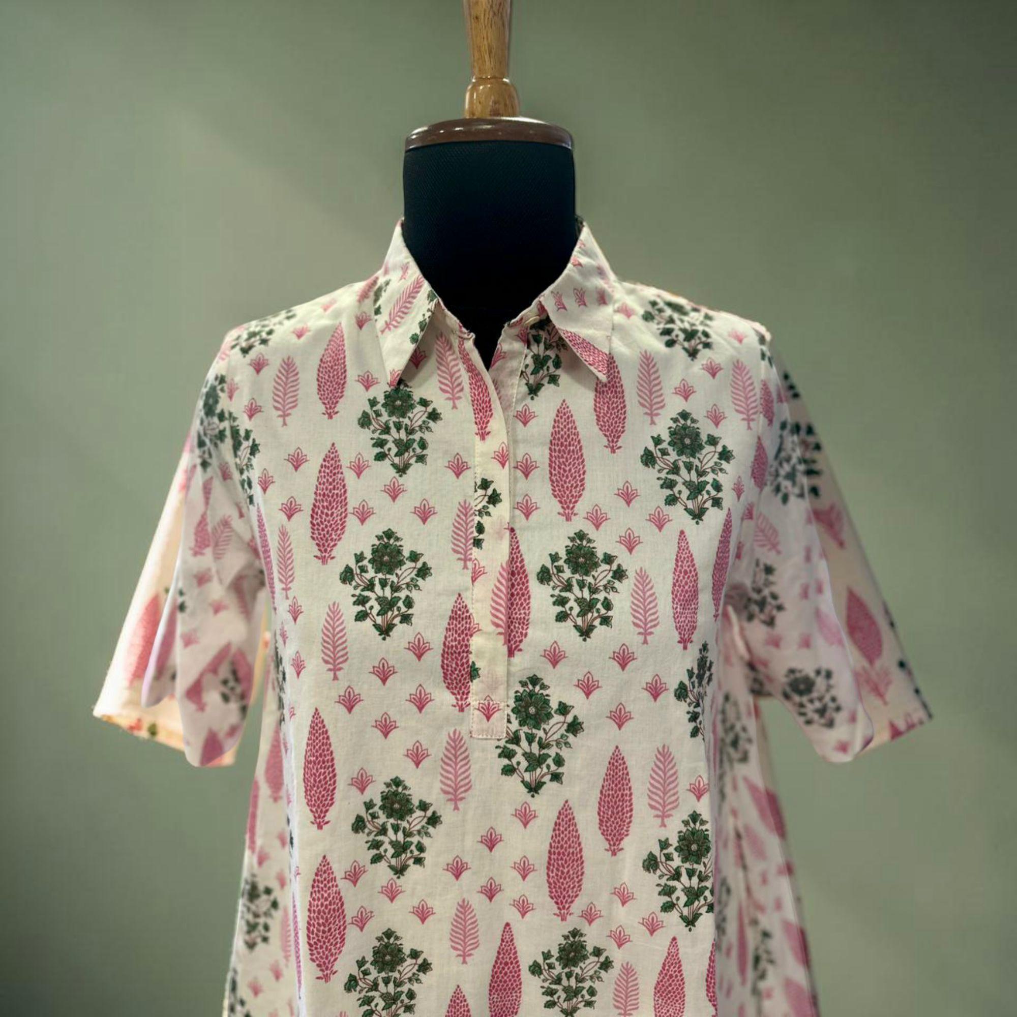 Floral Shirt with a Statement Back Slit! Floral Shirt with a Statement Back Slit!