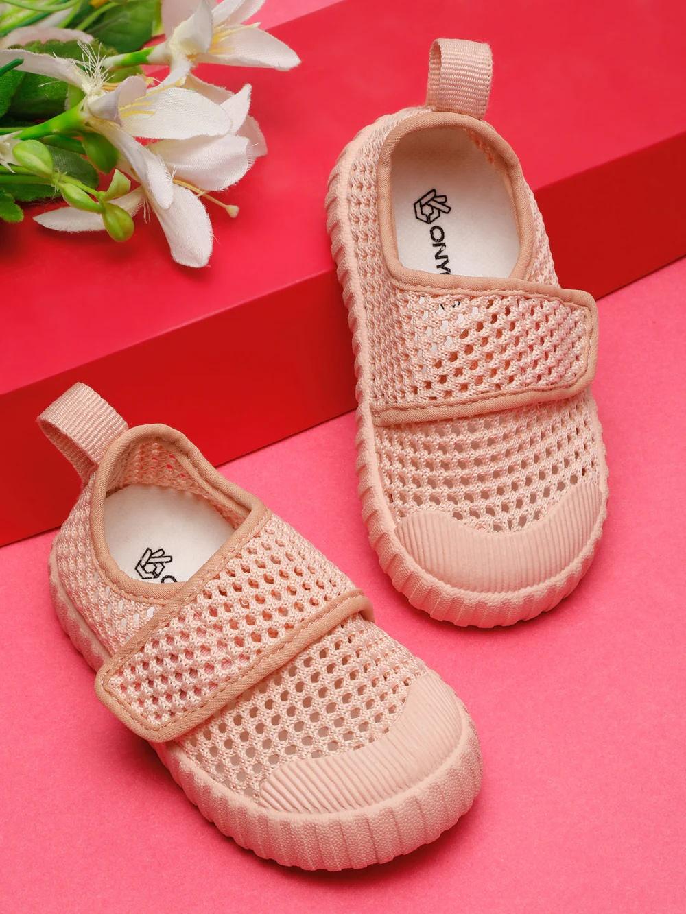 AIRY Toddlers' First Step Breathable Shoes - Peach -Unisex AIRY Toddlers' First Step Breathable Shoes - Peach -Unisex