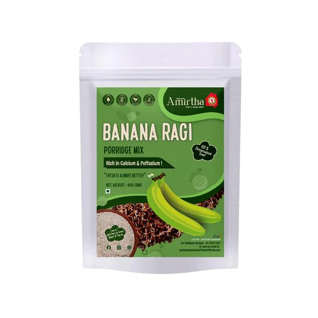 Nendran Banana Sprouted Ragi Mix- 400g Nendran Banana Sprouted Ragi Mix- 400g