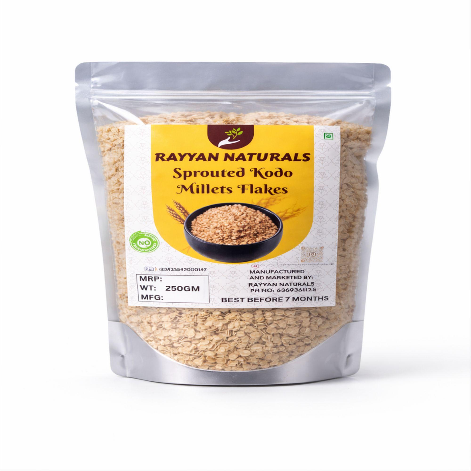 Sprouted Kodo Millets Flakes Sprouted Kodo Millets Flakes