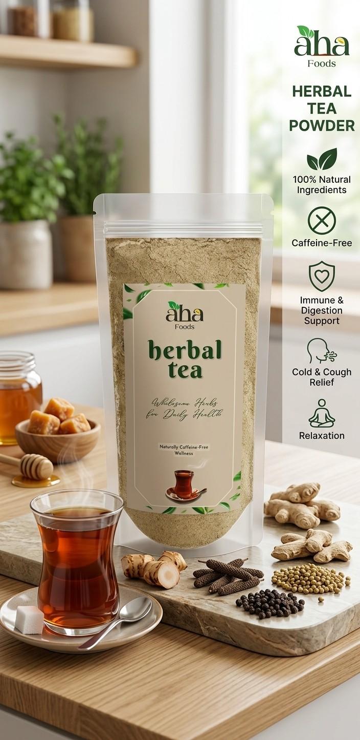 Aha Foods Herbal Tea Powder - 100g Aha Foods Herbal Tea Powder - 100g