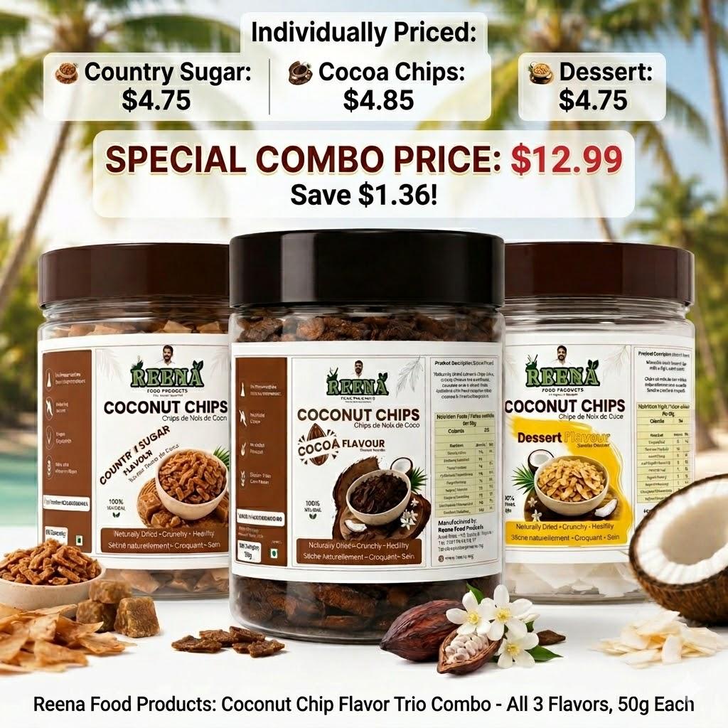 COCONUT CHIPS CHIPS TRIO COCONUT CHIPS CHIPS TRIO