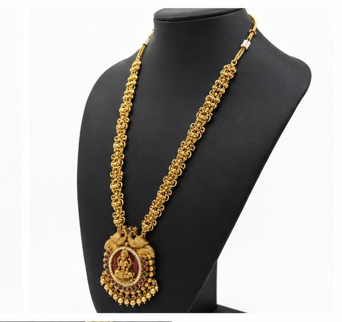 Antique Lakshmi haram set Antique Lakshmi haram set