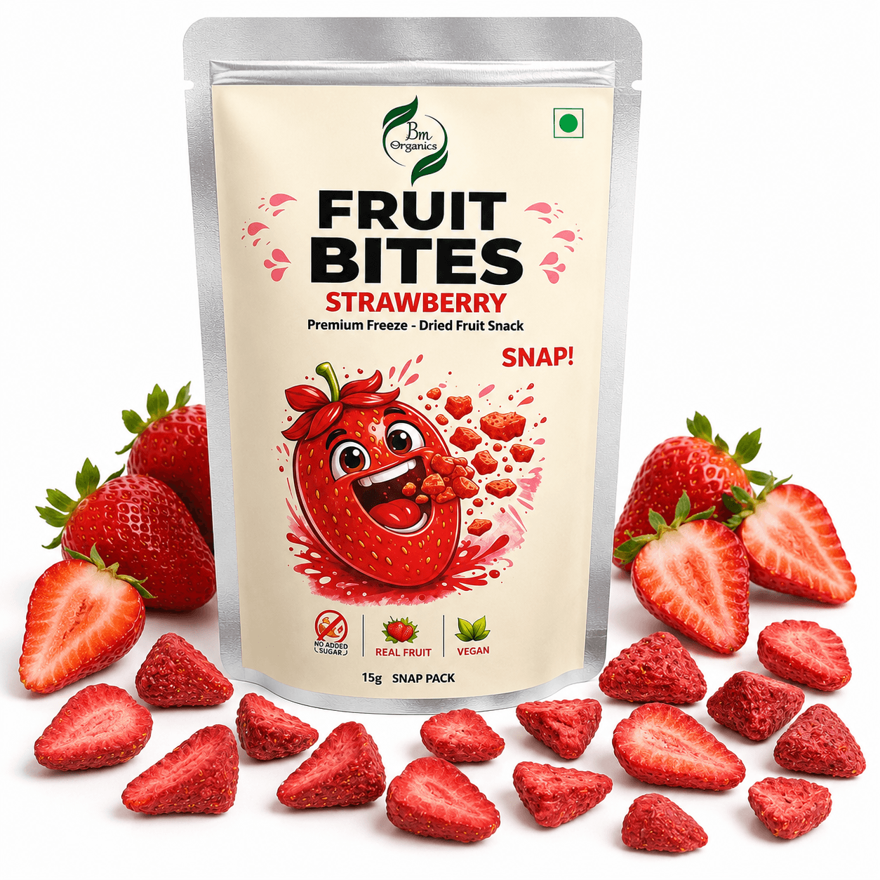 Freeze-Dried Strawberry Bites Freeze-Dried Strawberry Bites