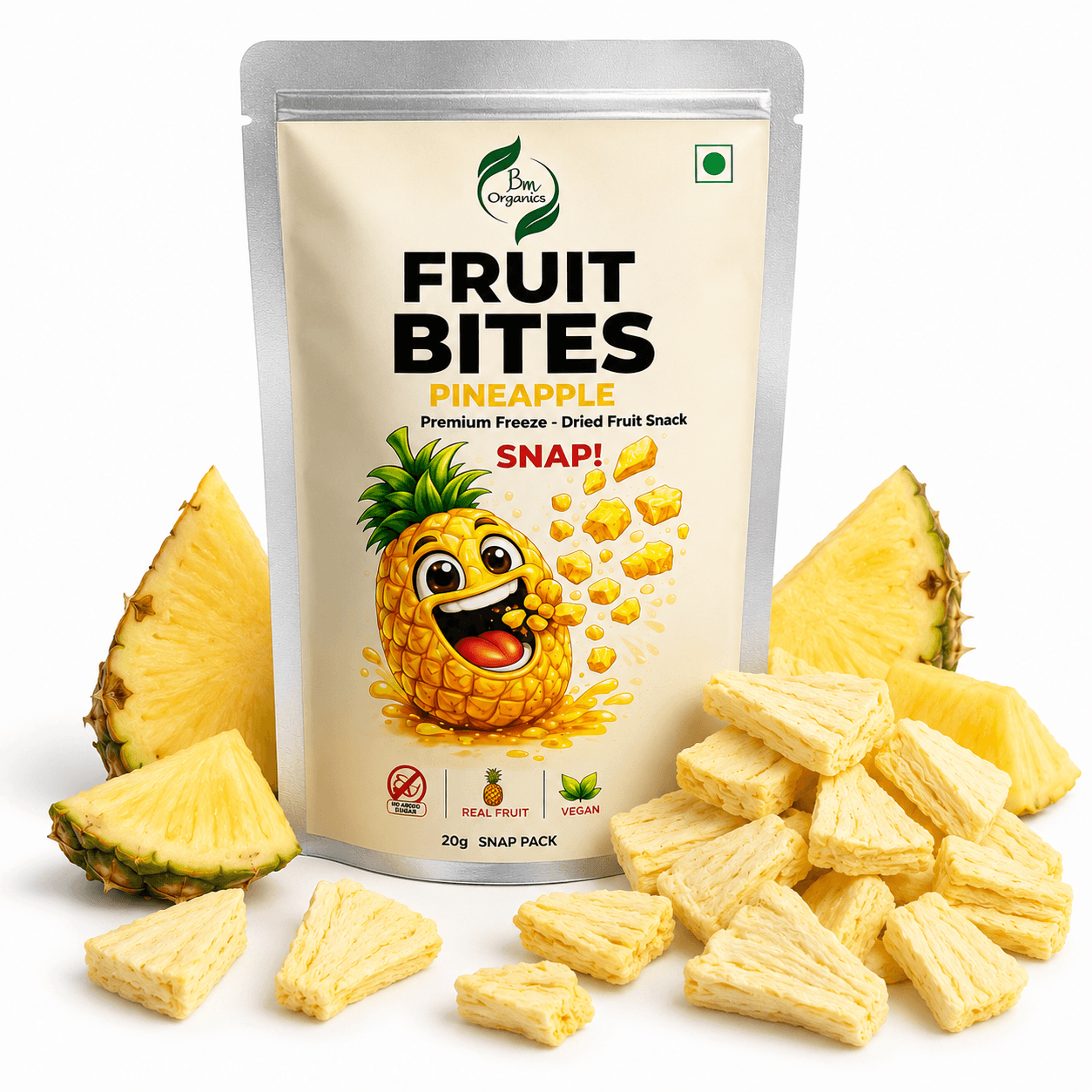 Freeze-Dried Pineapple Bites Freeze-Dried Pineapple Bites