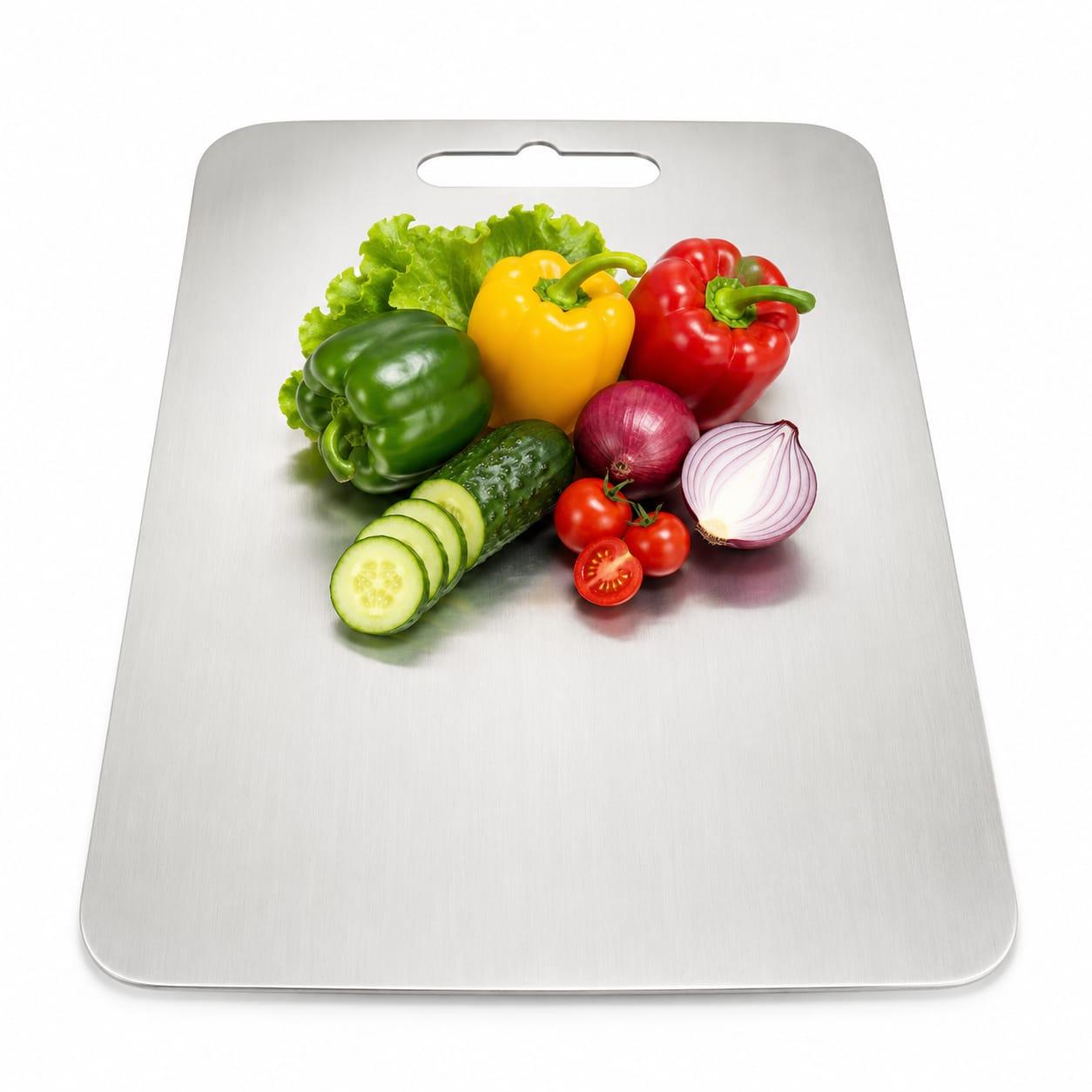 Premium Stainless Steel Cutting board h31cm w21cm Premium Stainless Steel Cutting board h31cm w21cm