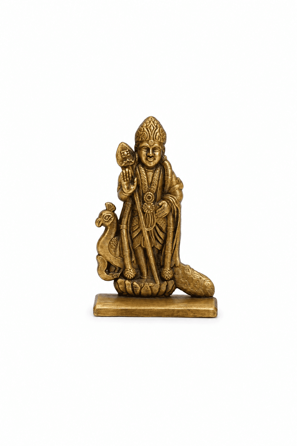 Gold Polish Metal Decorative Statues for Pooja & Home Décor Gold Polish Metal Decorative Statues for Pooja & Home Décor