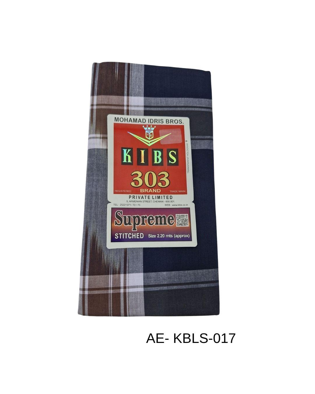 Kibs 303 Supreme Lungi - Stitched - Style No 017 Kibs 303 Supreme Lungi - Stitched - Style No 017