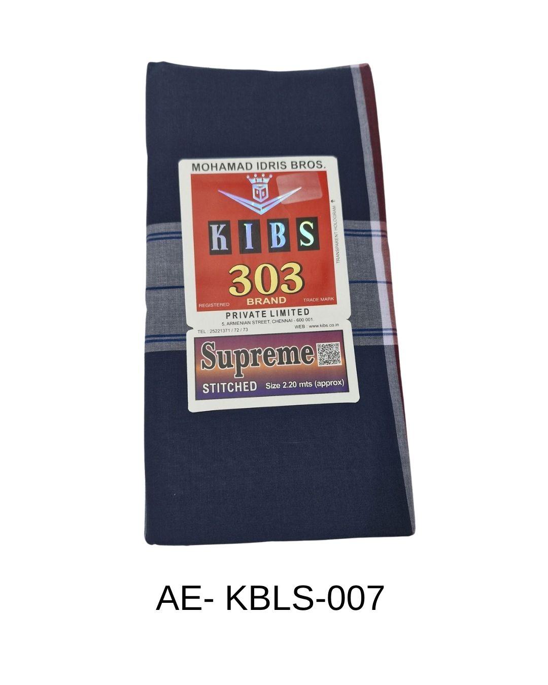 Kibs 303 Supreme Lungi - Stitched - Style No 007 Kibs 303 Supreme Lungi - Stitched - Style No 007