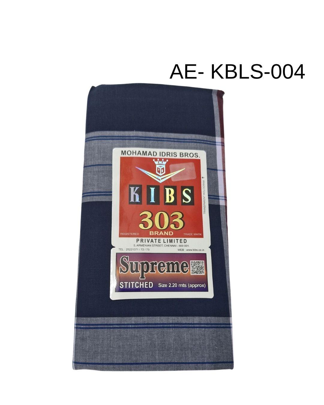 Kibs 303 Supreme Lungi - Stitched - Style No 004 Kibs 303 Supreme Lungi - Stitched - Style No 004