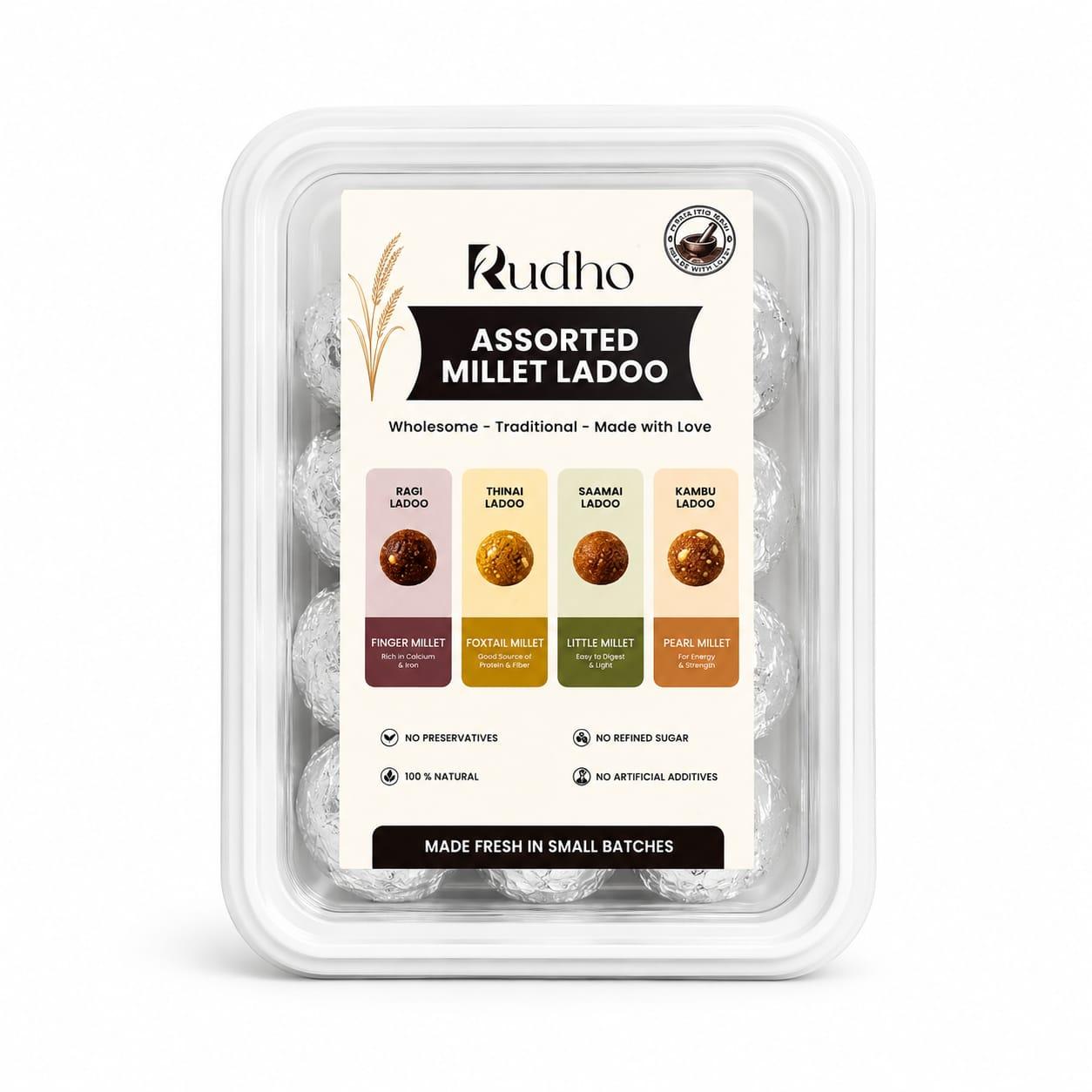 Rudho Assorted Millet Ladoo Rudho Assorted Millet Ladoo