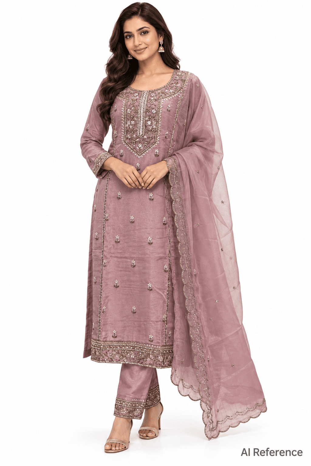 Womens 3 Piece Embroidered Salwar Kameez Suit with Dupatta Sizes M to XXL Womens 3 Piece Embroidered Salwar Kameez Suit with Dupatta Sizes M to XXL