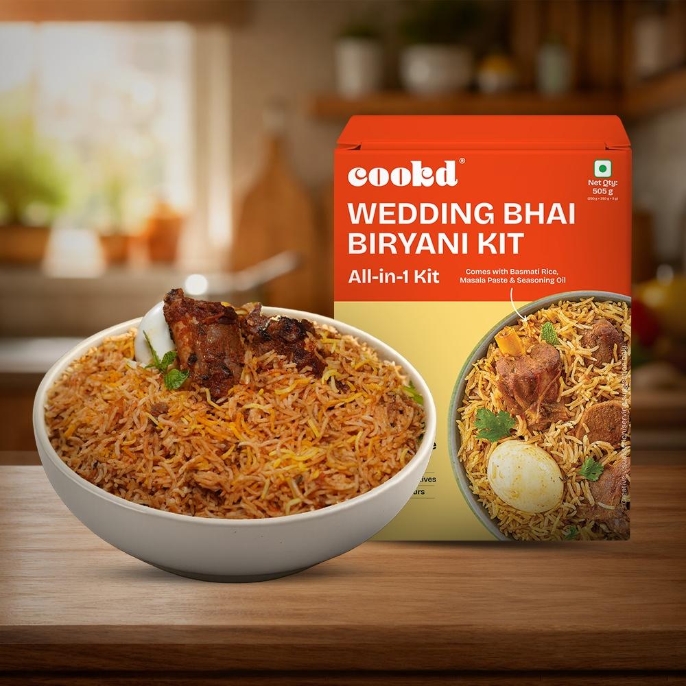 Cookd - Wedding Bhai Biryani Kit - 505 gms Cookd - Wedding Bhai Biryani Kit - 505 gms