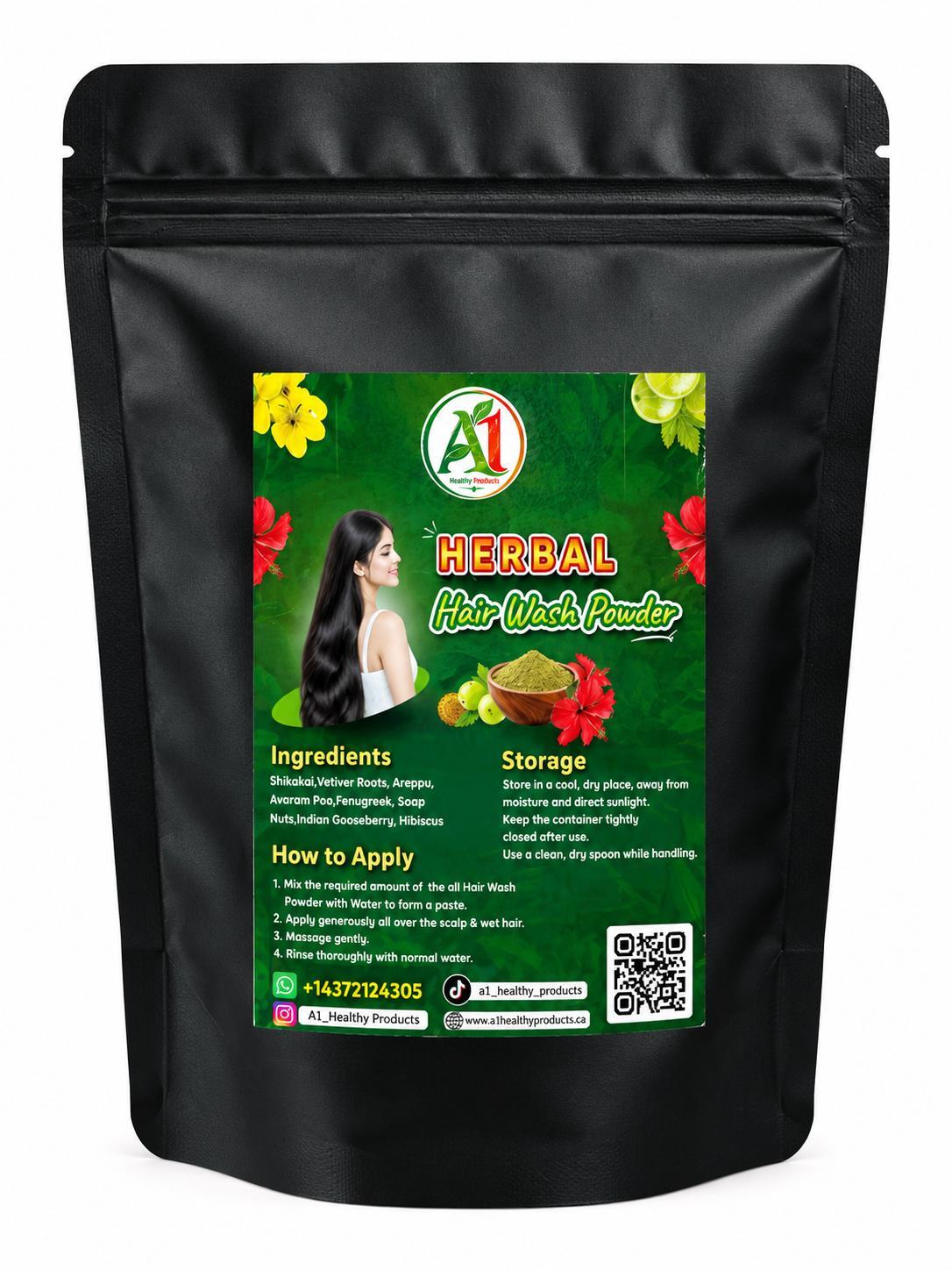 Herbal Hair Wash Powder Herbal Hair Wash Powder