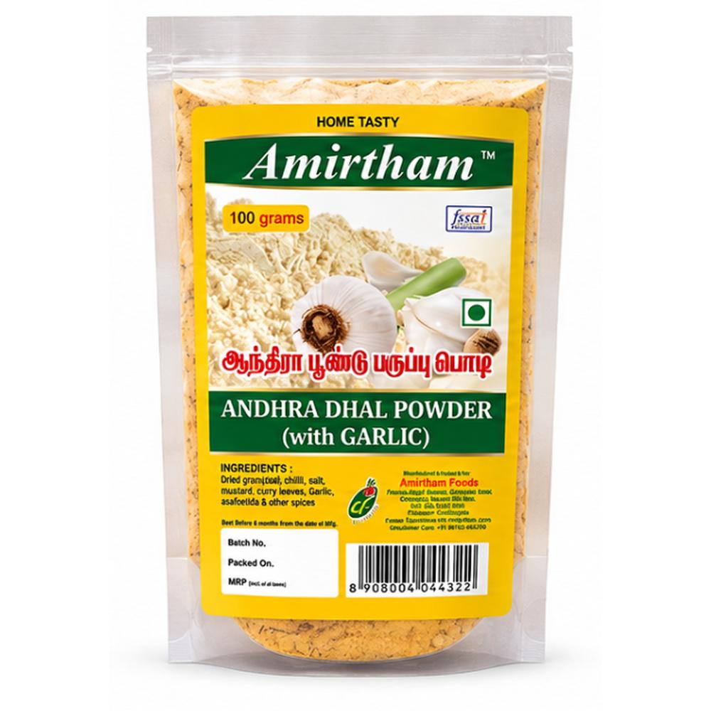 Andhra Dhal Powder with garlic 100 g Andhra Dhal Powder with garlic 100 g